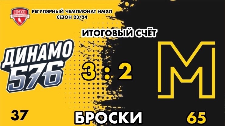 ХК "Динамо-576" - "Металлург ВО" 3:2